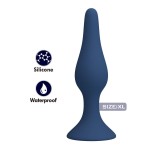 MR PLAY - PLUG ANALE CONICO IN SILICONE BLU XL